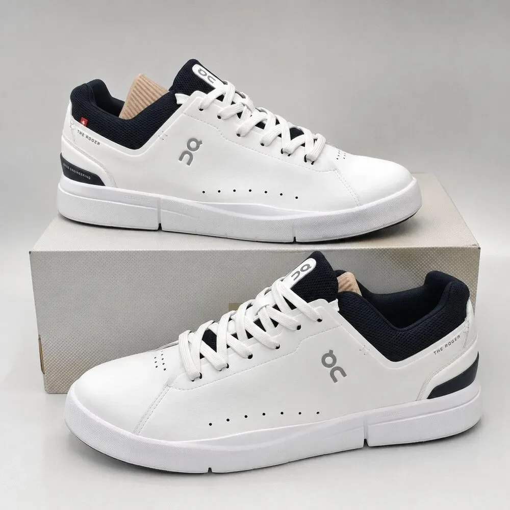 On The Roger Advantage White Midnight Tennis Sneakers 3MD10640148 Men’s 12.5